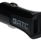Maplin ATC 2 Port USB-A Car Charger 24 Watts/4.8 Amps - Black - maplin.co.uk