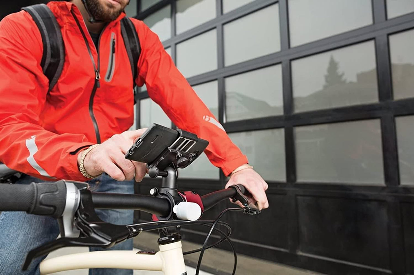 Joby GripTight Bike Mount PRO Phone Holder + Red & White Visibilty LED Light Pack - maplin.co.uk