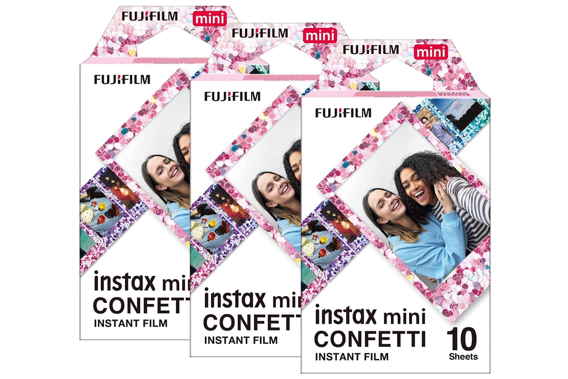 Fujifilm Instax Mini Instant Photo Film - Confetti Pack of 30