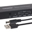 Nikkai HDMI Switch 3 Port In 1 Port Out 4K 30Hz Resolution with Remote Control - Black - maplin.co.uk
