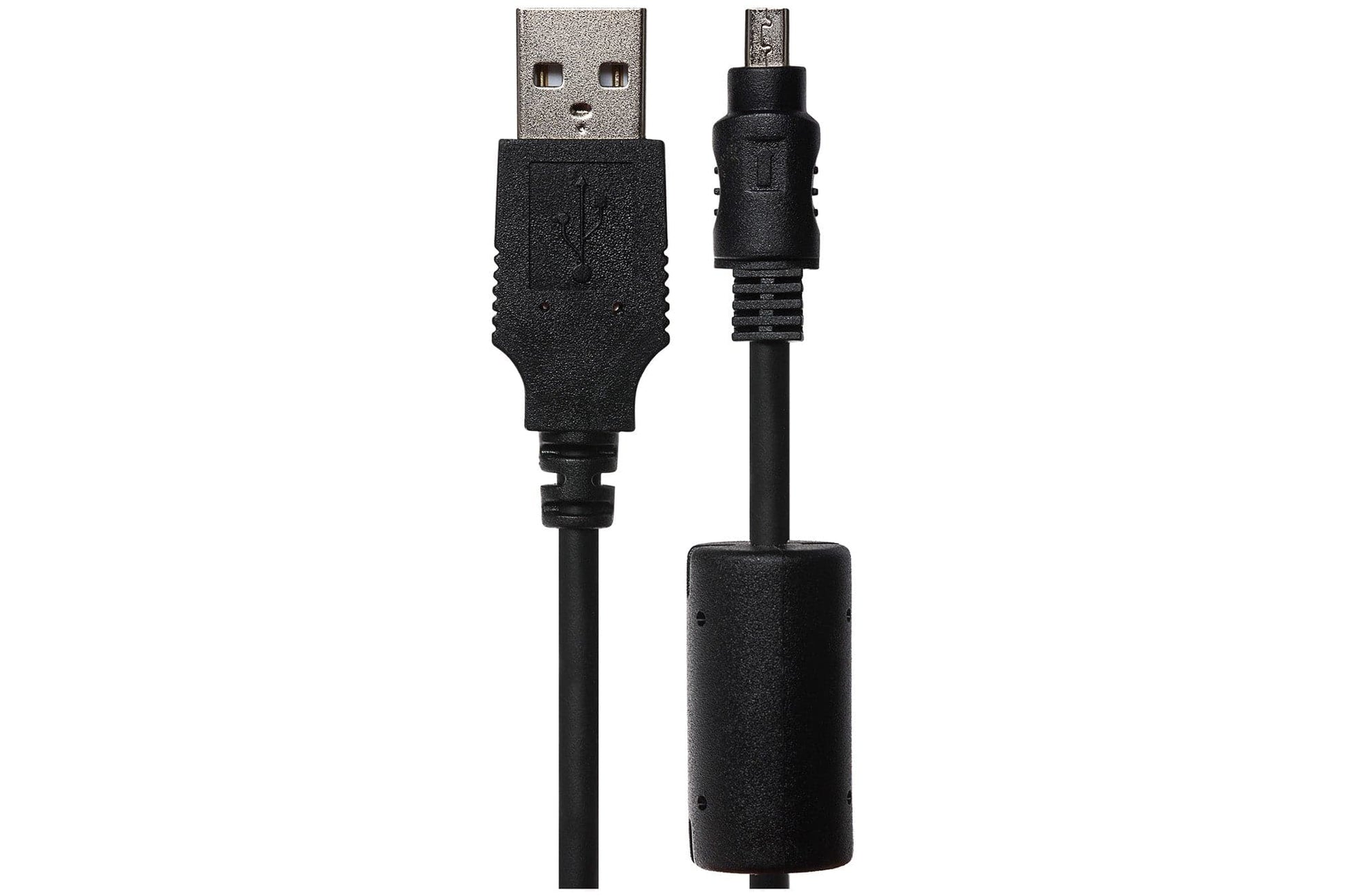 Maplin USB-A to 8-Pin Mini USB Cable for Data & Photo Transfer - Black, 0.5m - maplin.co.uk