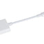 Maplin Lightning to Dual Lightning Audio & Charging Port Adapter - White, 10cm