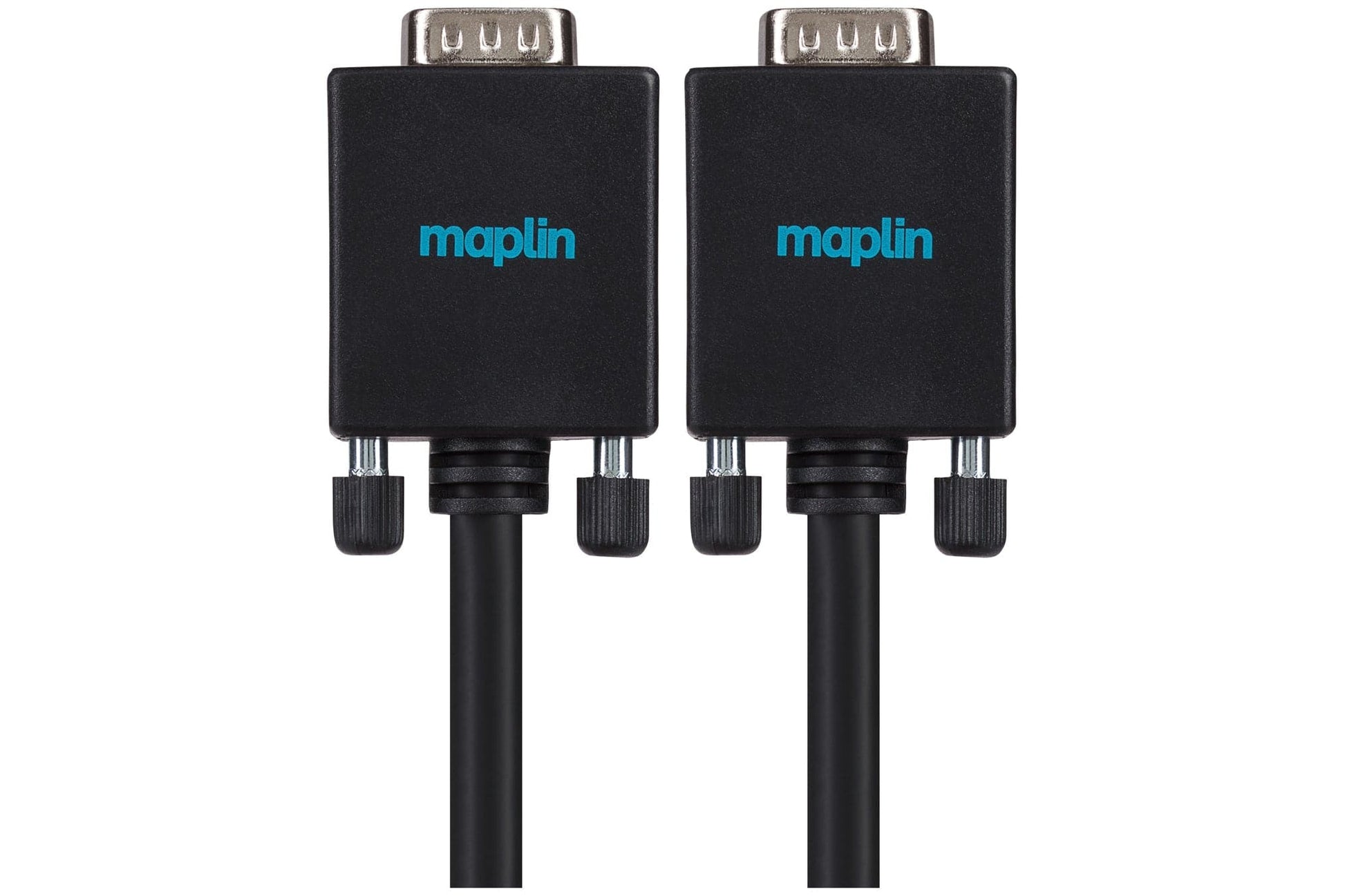 Maplin Premium VGA D-Sub Male Monitor Cable - Black, 1.5m - maplin.co.uk