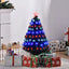 HOMCOM 3ft Pre-Lit Fibre Optic LED Artificial Christmas Tree - maplin.co.uk