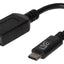 Maplin USB-C to USB-A 3.1 Gen 1 Female Adapter - Black, 14cm