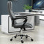 ProperAV Linen Upholstered Tilting Home Office Chair - maplin.co.uk