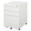 ProperAV Extra Steel 3-Drawer Rolling Filing Cabinet - White