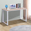 ProperAV Extra MDF Computer Desk with Metal Frame - maplin.co.uk