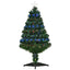 HOMCOM 3ft Pre-Lit Fibre Optic LED Artificial Christmas Tree - maplin.co.uk