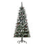 HOMCOM 5ft Artificial Christmas Tree with Pinecones & Berries - maplin.co.uk