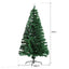 HOMCOM 5ft Pre-Lit Fibre Optic LED Artificial Christmas Tree - maplin.co.uk
