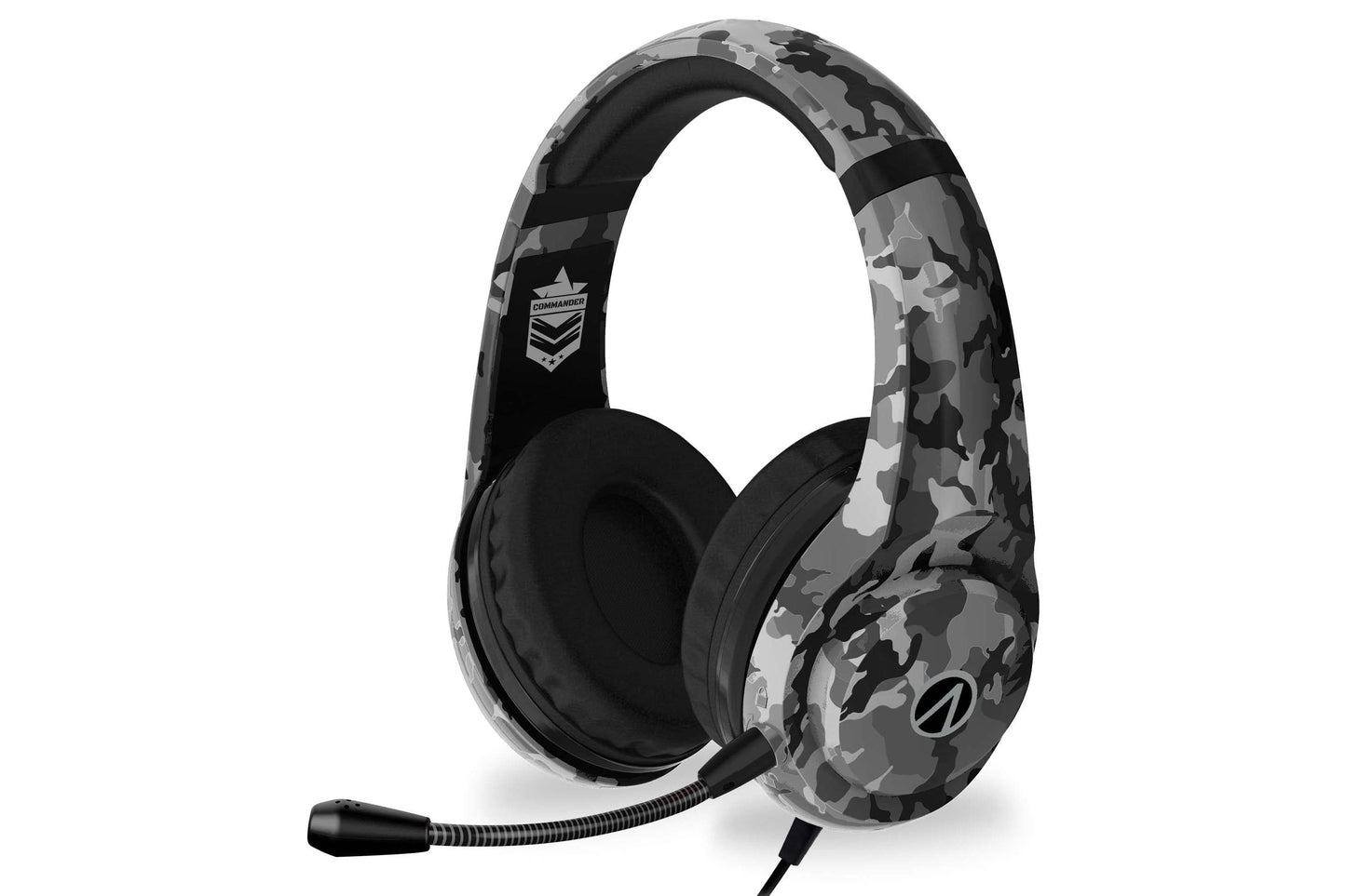 Stealth XP Commander Gaming Headset with Stand - Urban Camouflage - maplin.co.uk