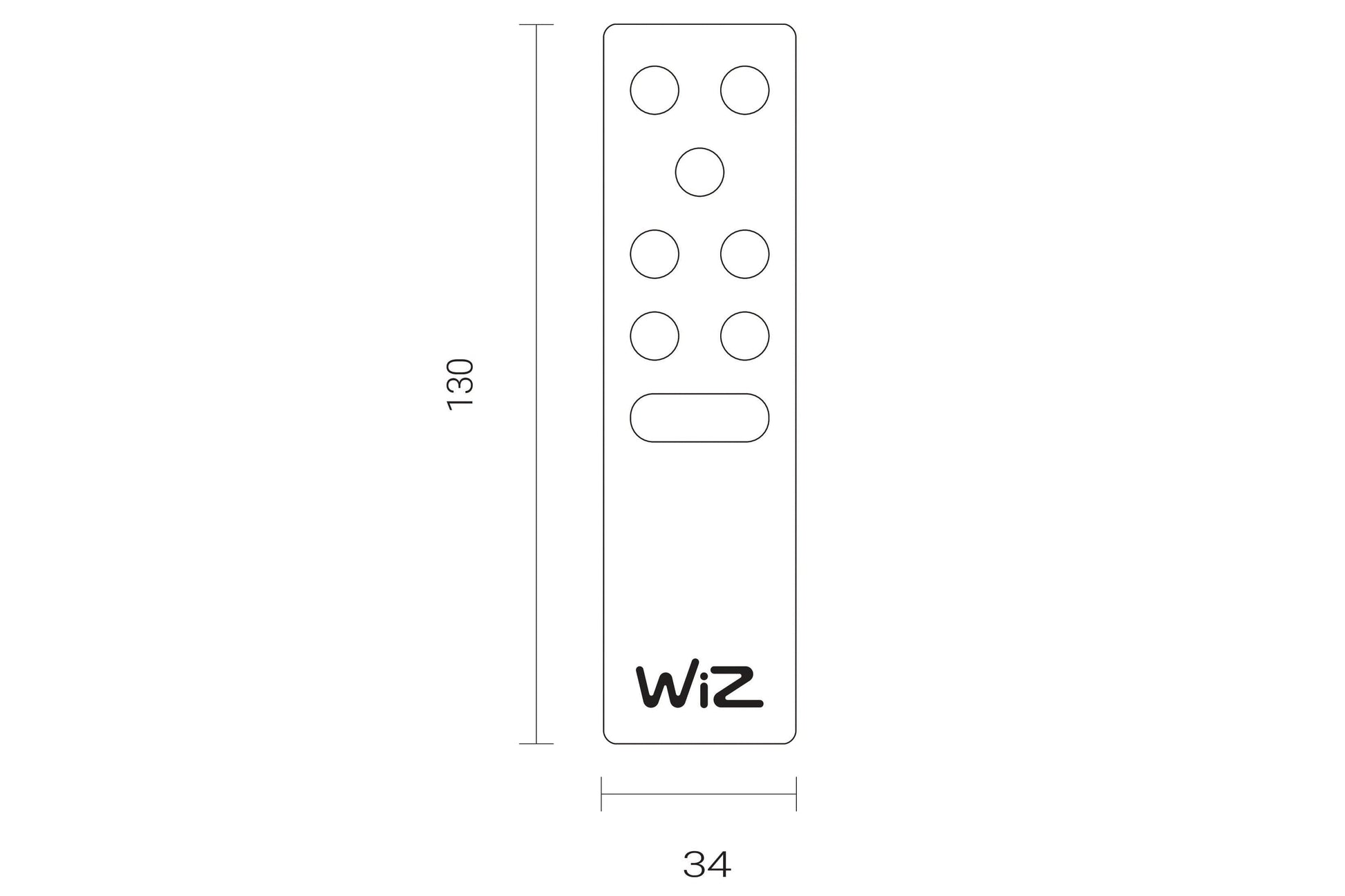 4lite WiZ Connected WiFi Remote