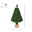 HOMCOM 3ft Pre-Lit LED Tabletop Artificial Christmas Tree - maplin.co.uk