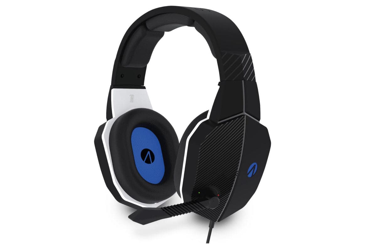 Stealth Phantom V Premium Stereo Gaming Headset - Black and Blue - maplin.co.uk