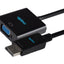 Maplin DisplayPort to VGA Female Adapter - Black, 23cm - maplin.co.uk