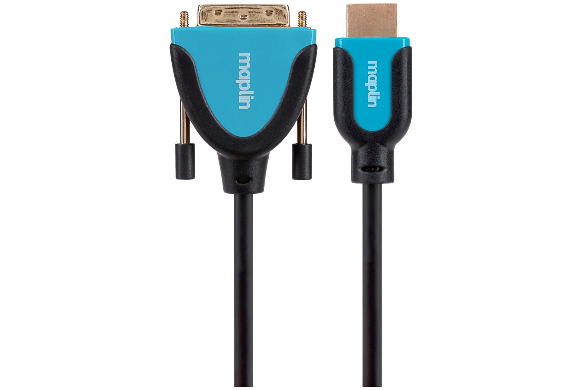 Maplin Premium HDMI to DVI-D Cable - Black, 3m - maplin.co.uk