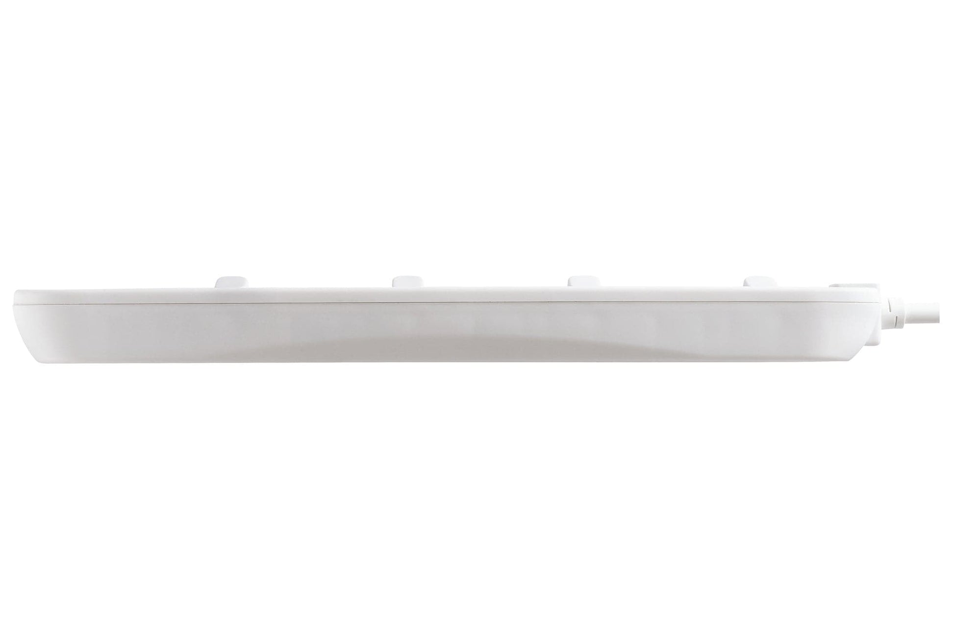 Masterplug 2m 4-Socket 13A Individually Switched Surge Extension Lead - White - maplin.co.uk