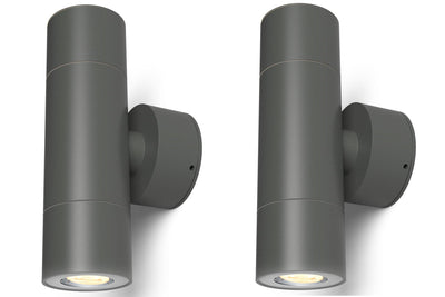 4lite GU10 Up/Down Outdoor Wall Light - maplin.co.uk