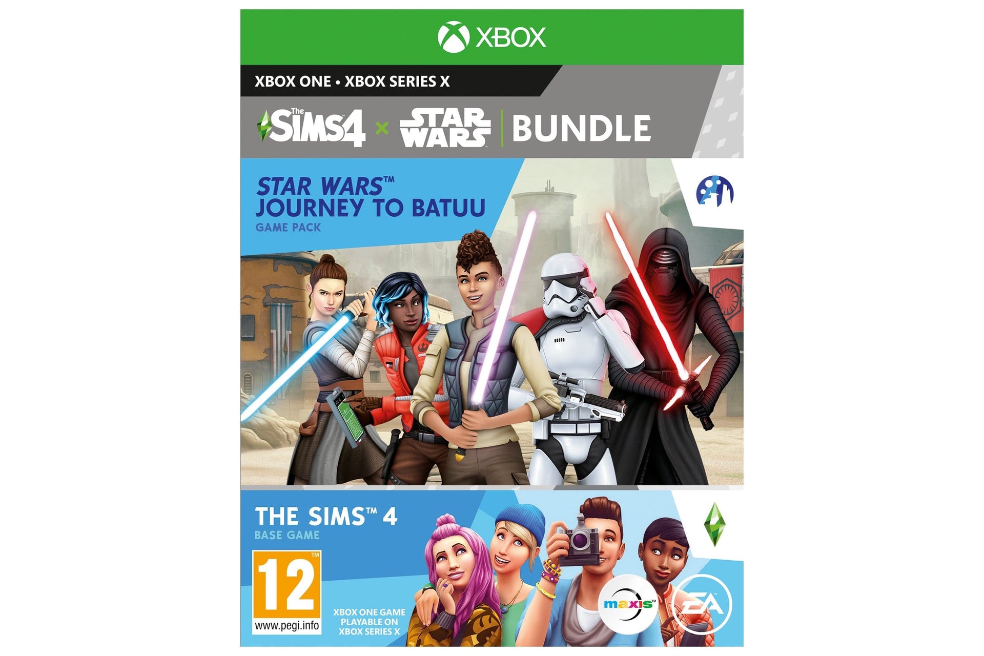 Xbox One SIMS 4 Plus Star Wars Journey to Batuu Bundle Game
