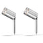 4lite Marinus GU10 Outdoor Garden Spike Light - Stainless Steel - maplin.co.uk