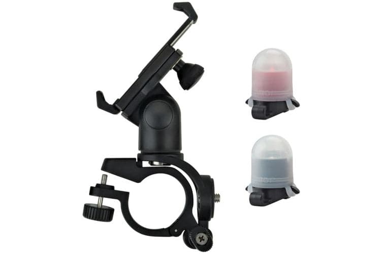 GripTight Bike Mount PRO Phone Holder + Red & Visibilty LED Light Pack