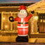 HOMCOM 2.4m Inflatable LED Santa Claus Decoration - maplin.co.uk