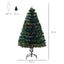 HOMCOM 4ft Pre-Lit Fibre Optic LED Artificial Christmas Tree - maplin.co.uk