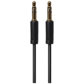 Maplin 3.5mm Aux Stereo 3-Pole Jack Plug to 3.5mm 3-Pole Jack Plug Cable - Black, 3m