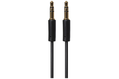 Maplin 3.5mm Aux Stereo 3-Pole Jack Plug to 3.5mm 3-Pole Jack Plug Cable - Black, 3m
