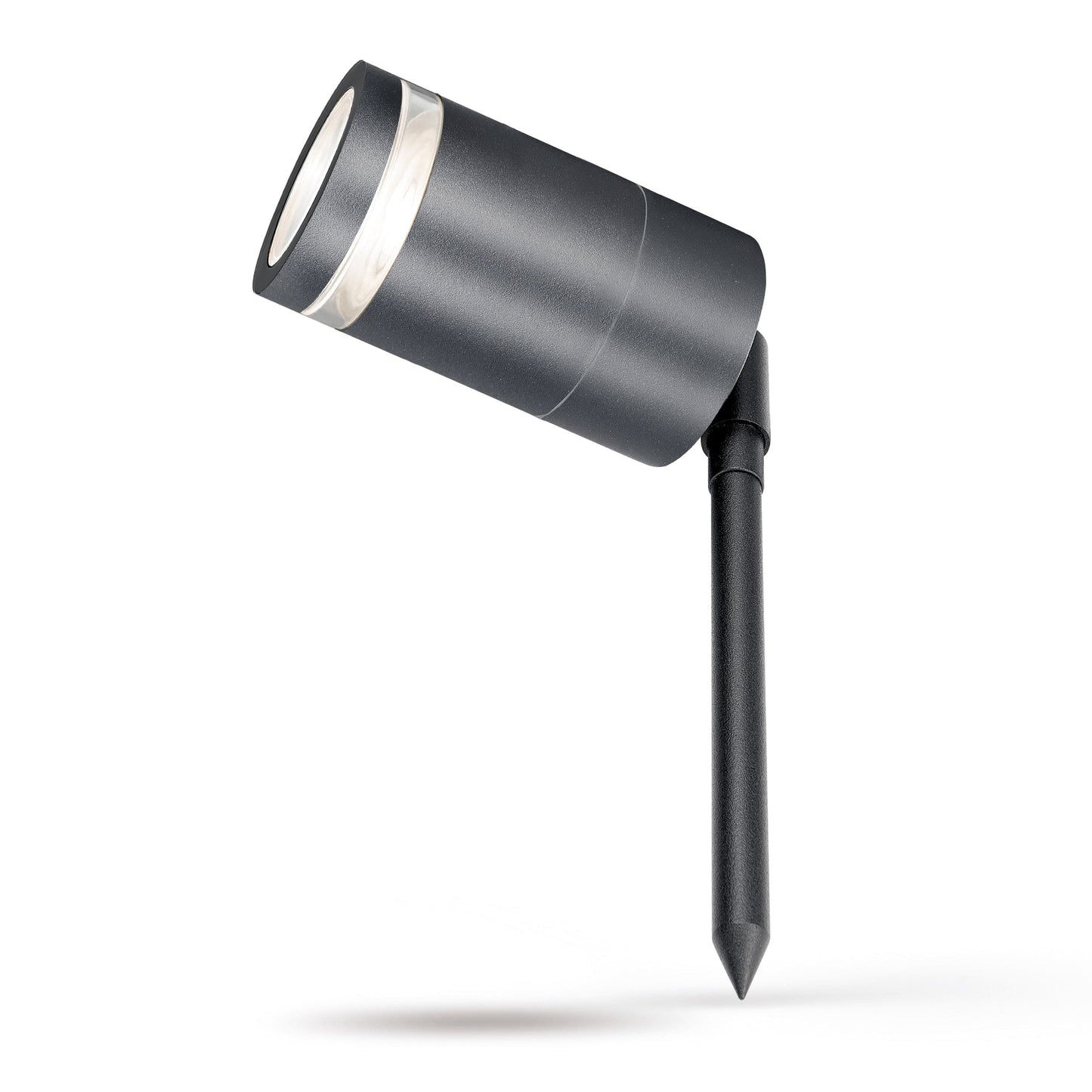 4lite Marinus GU10 Outdoor Garden Spike Light - Anthracite Single