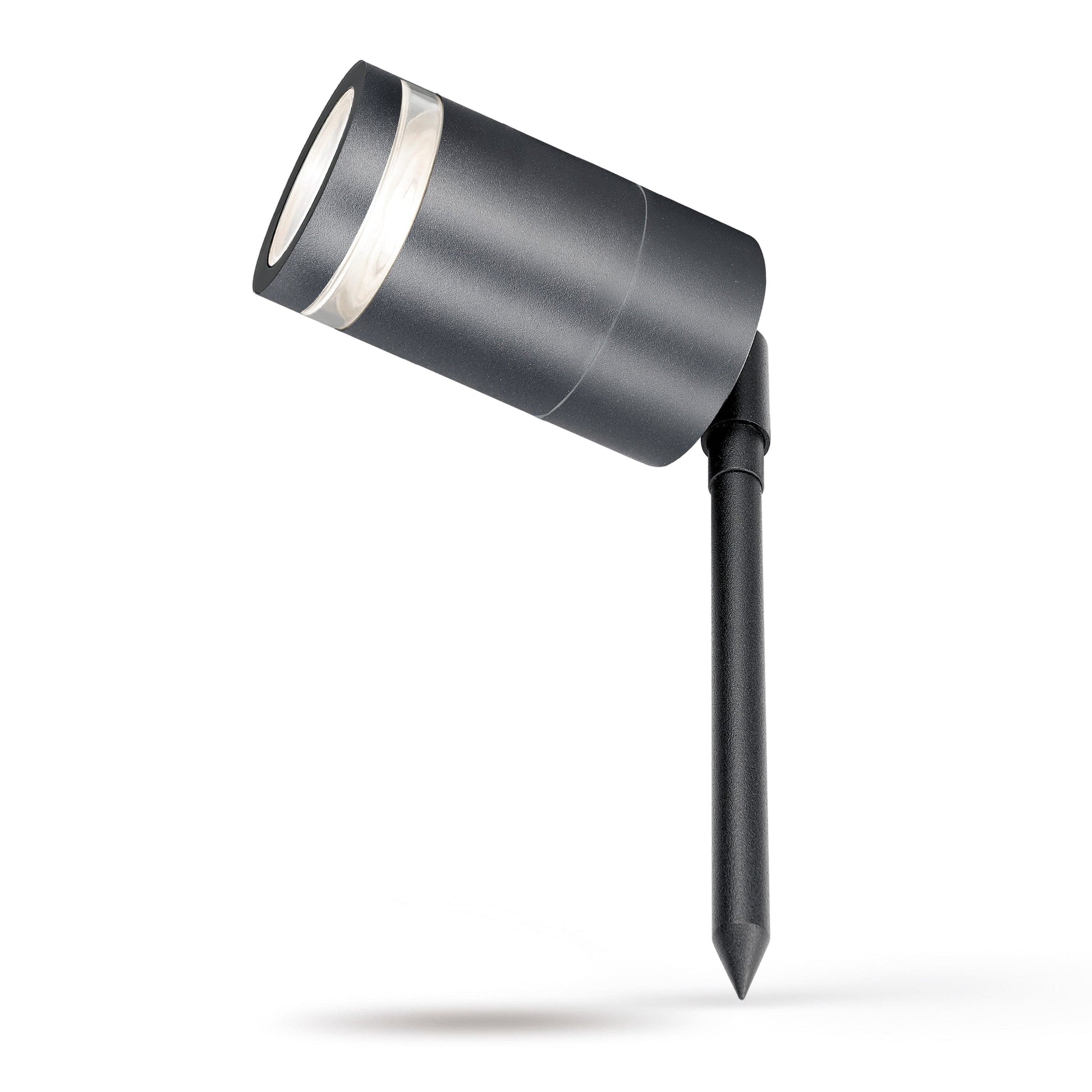 4lite Marinus GU10 Outdoor Garden Spike Light - Anthracite Single