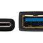 Maplin USB-C to USB-A 3.1 Gen 1 Female Adapter - Black, 14cm