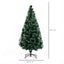 HOMCOM 5ft Multicoloured Fibre Optic Artificial Christmas Tree with Metal Stand - maplin.co.uk