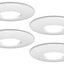 4lite IP20 GU10 Fire-Rated Downlight - Matte White - maplin.co.uk