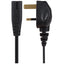 Maplin Power Lead IEC C7 Fig 8 2 Pin Plug to UK 3 Pin Mains Plug - 2m, 3 Amp Fuse - maplin.co.uk