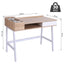 ProperAV Extra MDF Computer Desk - Oak/White - maplin.co.uk