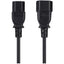 Maplin Power Lead IEC C14 Male Plug to C13 Female Extension Lead - 2m, Black - maplin.co.uk