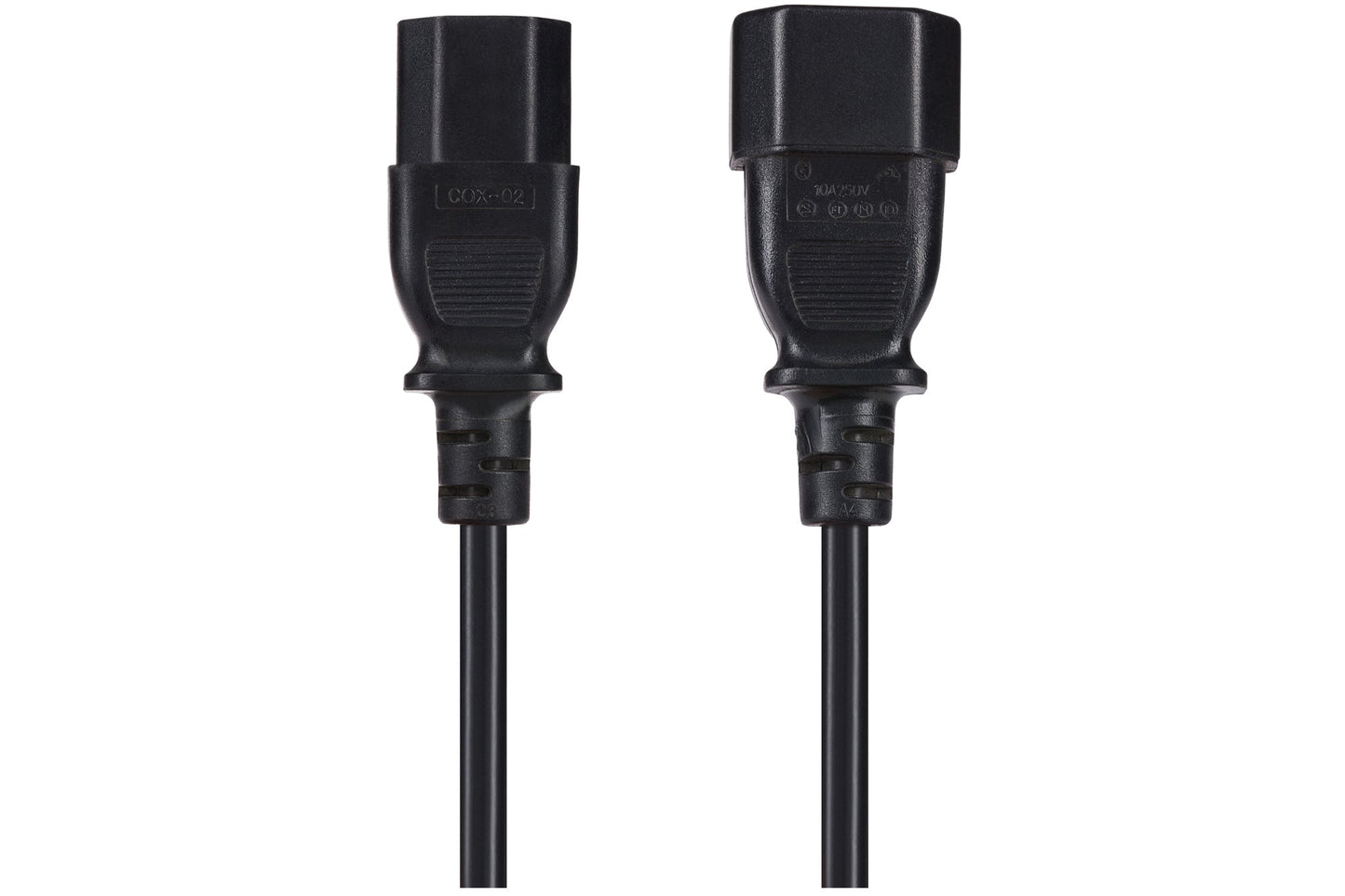 Maplin Power Lead IEC C14 Male Plug to C13 Female Extension Lead - 2m, Black - maplin.co.uk
