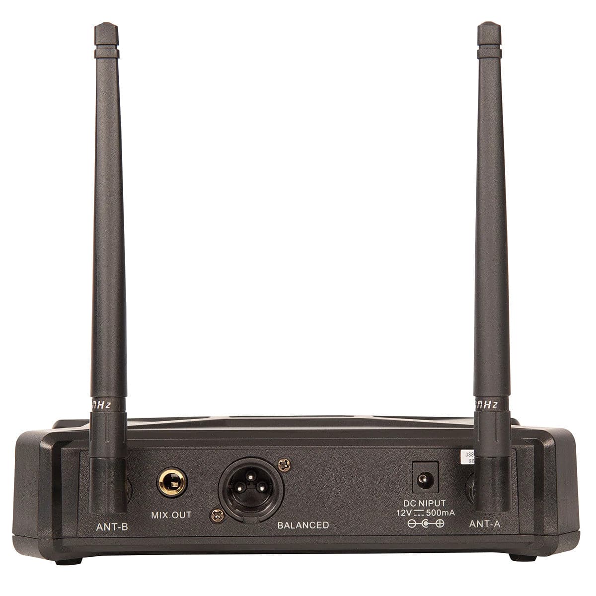 Kam Radiomic UHF Single Fixed-Channel Receiver with Wireless Microphone - Black - maplin.co.uk