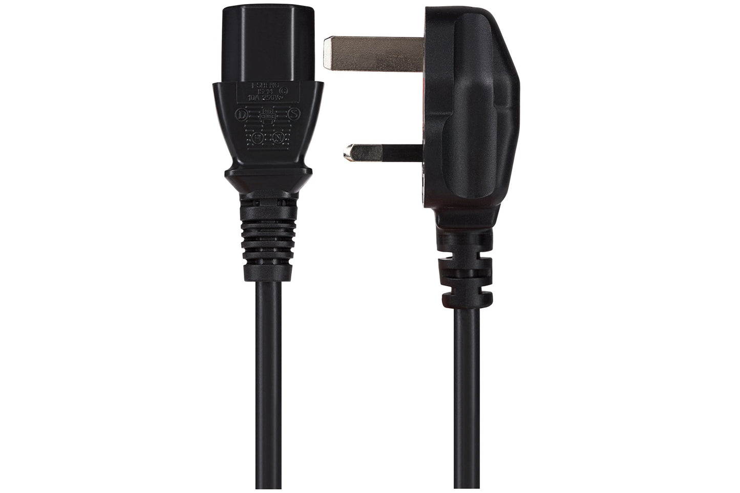 Maplin Power Lead IEC C13 Female Plug to UK 3 Pin Mains Plug - 3m, 13 Amp Fuse - maplin.co.uk