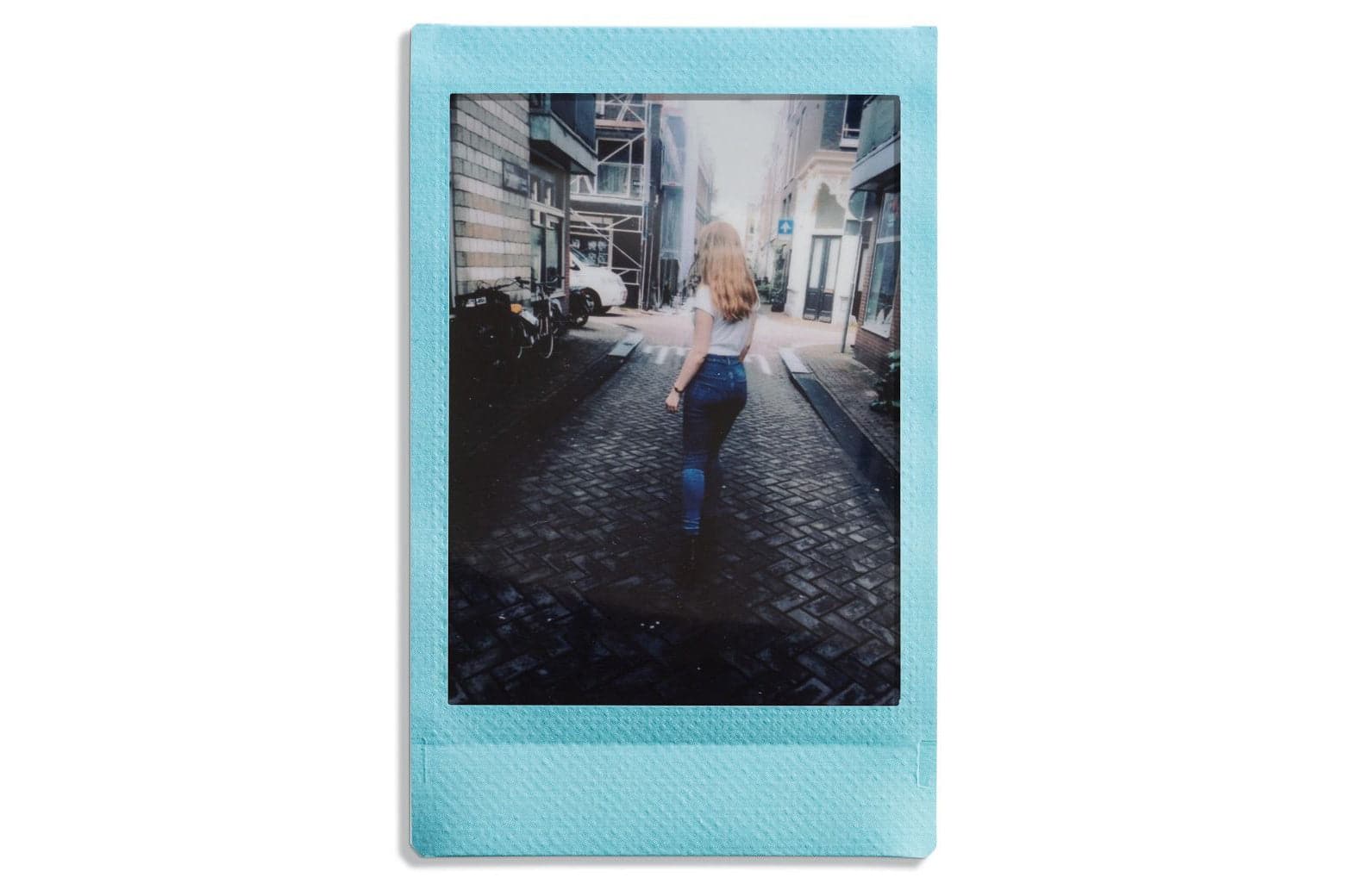 Fujifilm Instax Mini Border Instant Photo Film - Sky Blue - maplin.co.uk