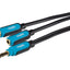 Maplin 3.5mm Aux Stereo 3-Pole Jack Plug to Twin 3.5mm Female Jack Plug Cable - Black, 0.25m - maplin.co.uk