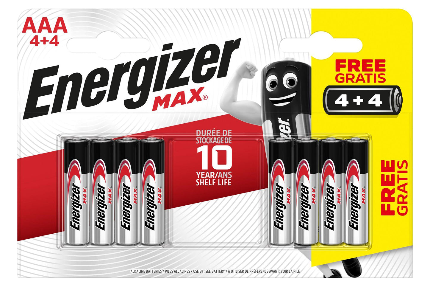 Energizer Max AAA Alkaline Batteries - Pack of 8 - maplin.co.uk