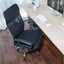 ProperAV Ergonomic High-Back Leatherette Mesh Fabric Office Chair - maplin.co.uk