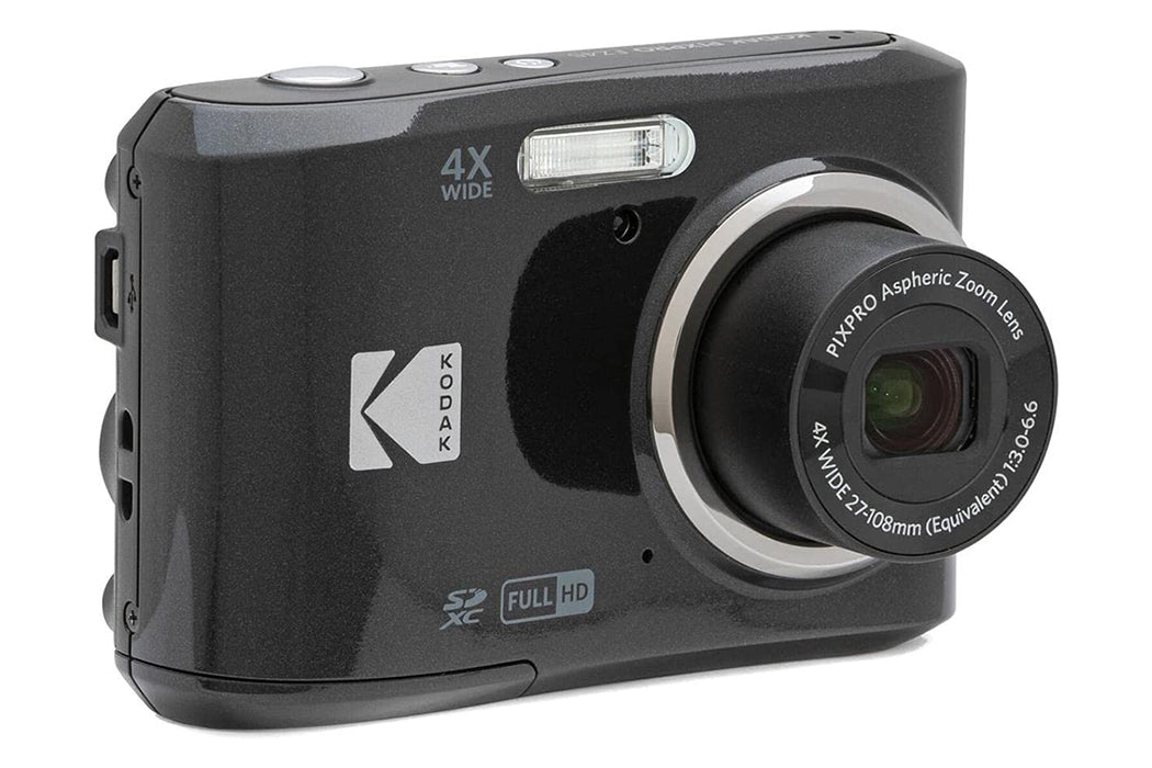 Kodak PIXPRO FZ45 16MP 4x Zoom Compact Camera - Black - maplin.co.uk