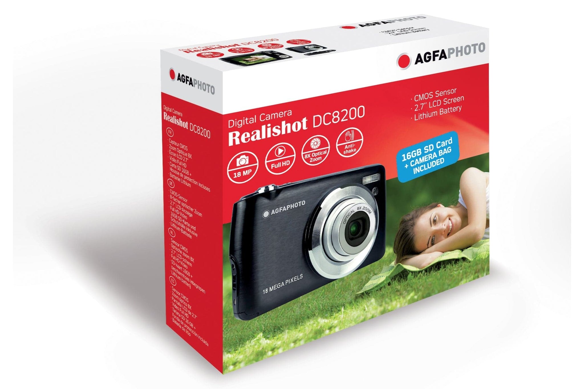 Starter Kit AgfaPhoto Realishot DC8200 Nero Starter Kit AgfaPhoto Realishot DC8200 Nero