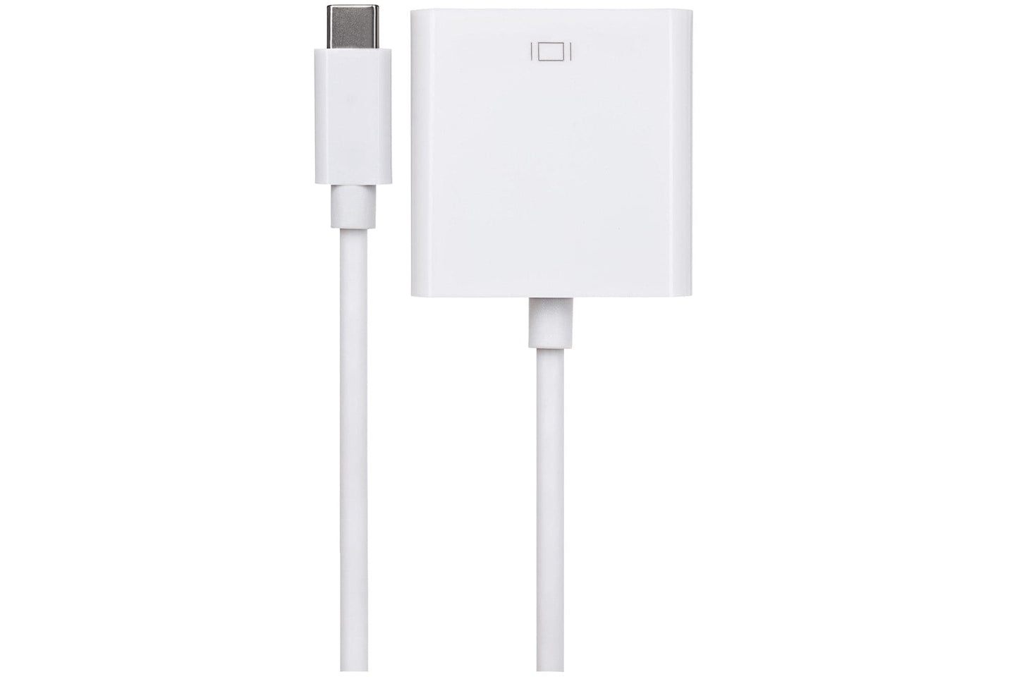 Nikkai USB-C to HDMI V3.1 Adapter (Supports 4K Ultra HD @30Hz) - White, 0.12m - maplin.co.uk