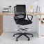 ProperAV Extra Tall Ergonomic Back Office Chair with Adjustable Height Footrest and 360° Swivel - Black