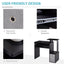 ProperAV Computer Desk with Sliding Keyboard Tray & Side Compartment - maplin.co.uk